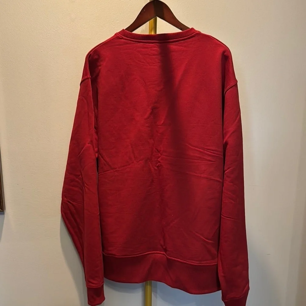 Hustle Gang Life red crew neck Sweatshirt NWT 3XL